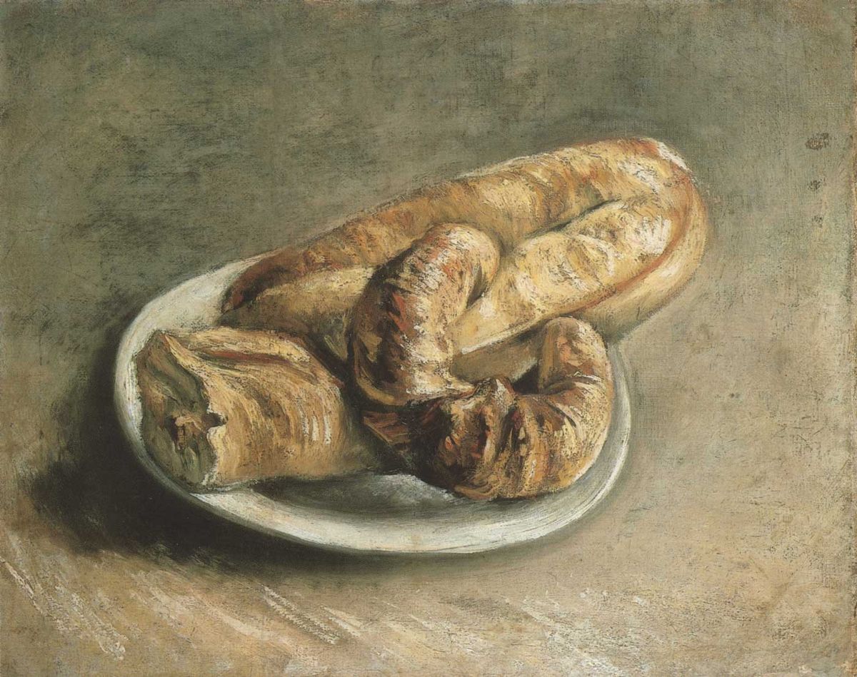 Plate with Rolls Van Gogh Museum