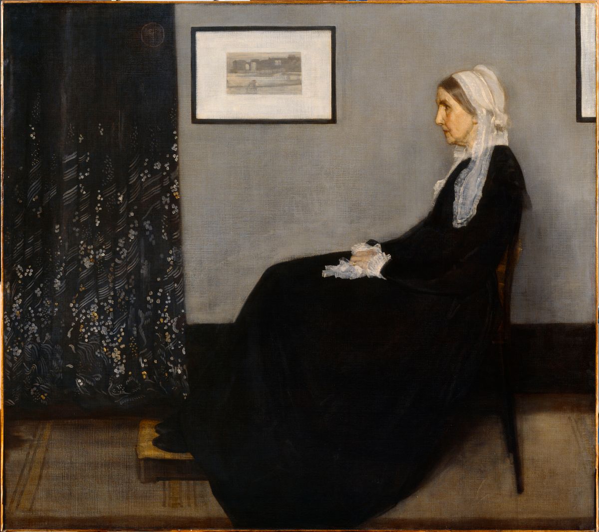 James Abbott McNeill Whistler, Arrangement in Gray and Black No 1 (Portrait of the Artist's Mother), 1871 RMN-Grand Palais / Art Resource, NY