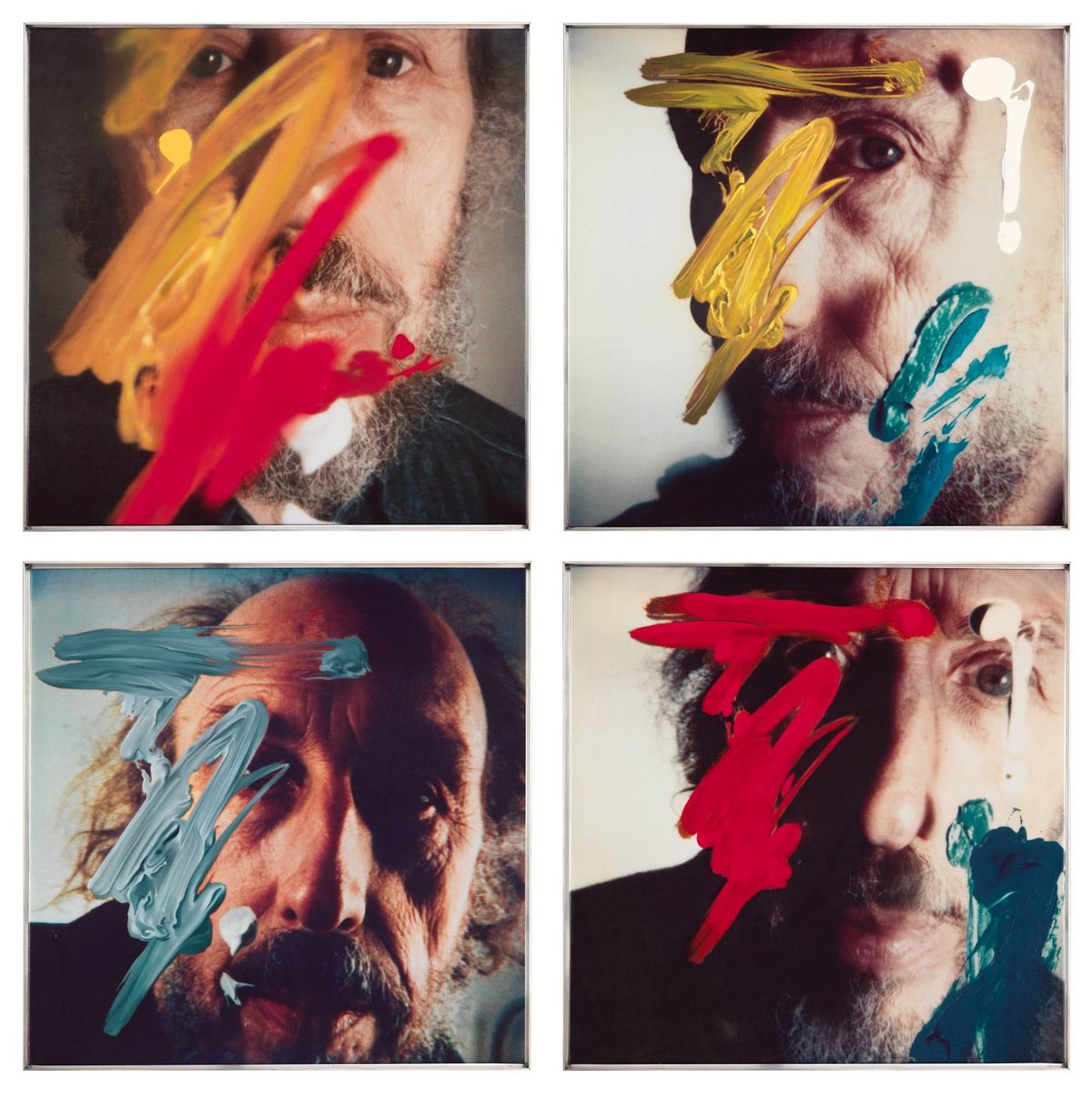 Richard Hamilton, Four Self Portraits - 05.3.81 (1990) © The estate of Richard Hamilton