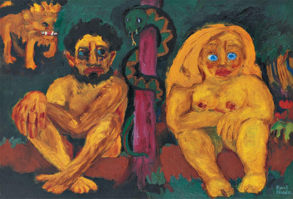 Emile Nolde's Paradise Lost (1921) © Nolde Stiftung Seebüll, Photo: Fotowerkstatt Elke Walford and Dirk Dunkelberg