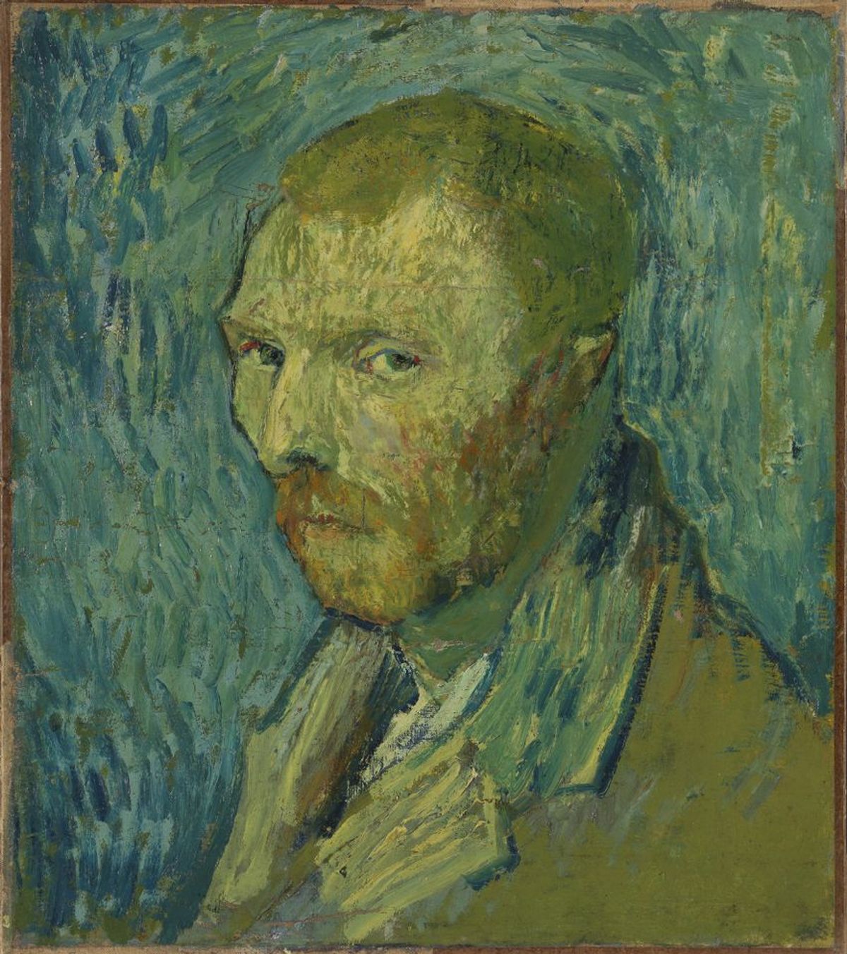 Vincent van Gogh’s Self-portrait (1889) Courtesy of Nasjonalmuseet for Kunst, Arkitektur og Design, Oslo (F528)