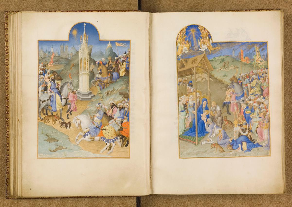 The rarely exhibited manuscript contains 131 full-page illuminations
© Bibliothèque du Musée Condé, Château de Chantilly, Gilles Kagan
