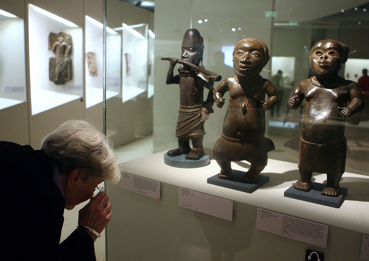 African collections in French museums will be subject to close scrutiny OLIVIER LABAN-MATTEI/AFP/Getty Images)