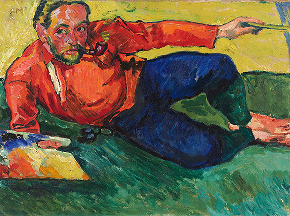 The Max Pechstein self-portrait 
Courtesy of Lempertz