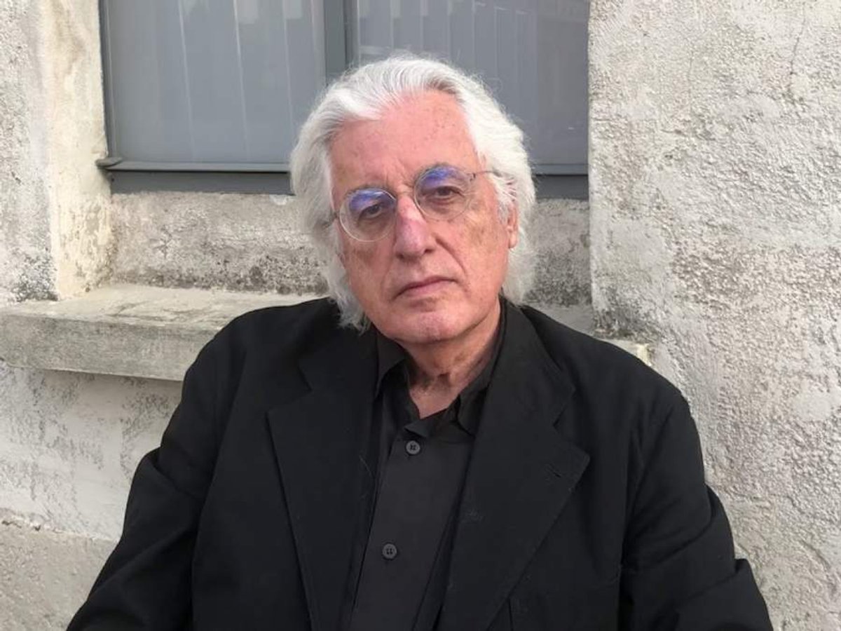 Germano Celant in 2018. Photo: Judith Benhamou-Huet via YouTube