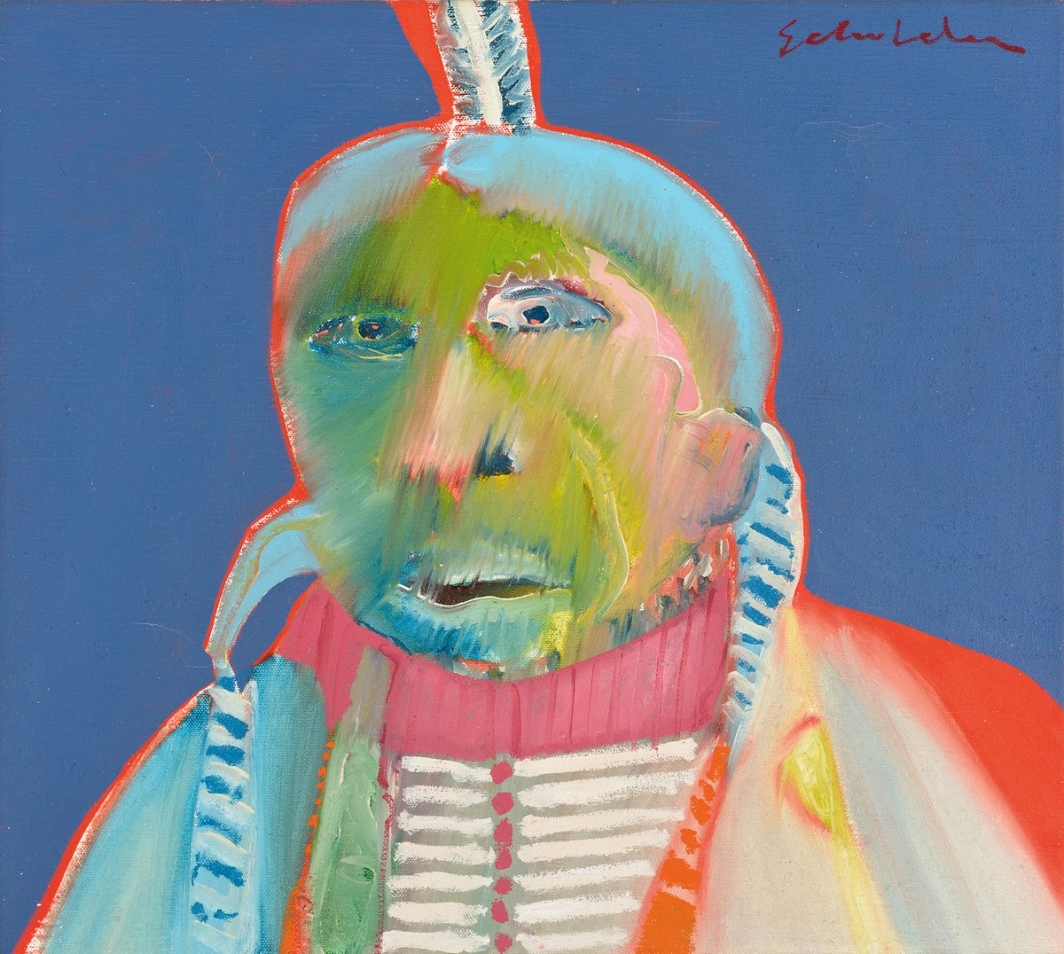 Fritz Scholder's Monster Indian (1968) courtesy of the Crystal Bridges Museum of American Art