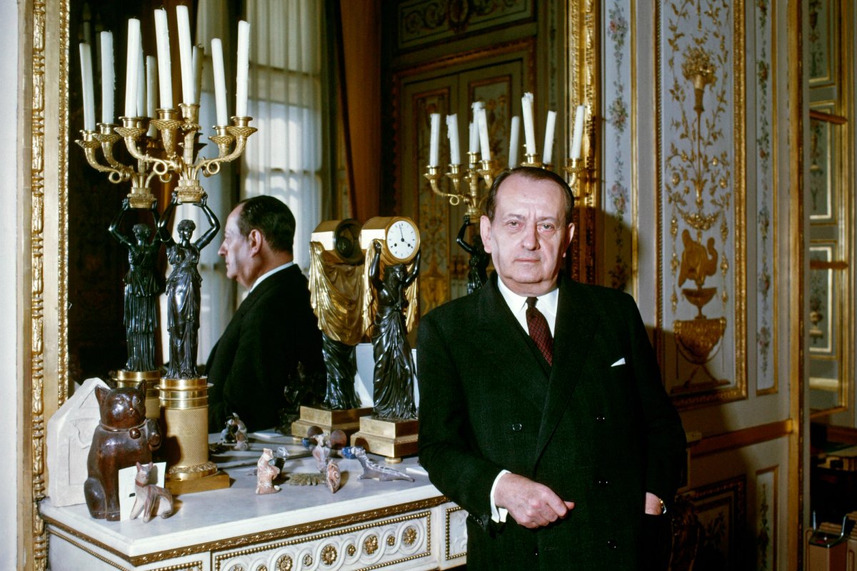 André Malraux (1901-76) was the French culture minister from 1958 to 1969 under President Charles de Gaulle Jean Claude Mallinjod/INA via Getty Images
