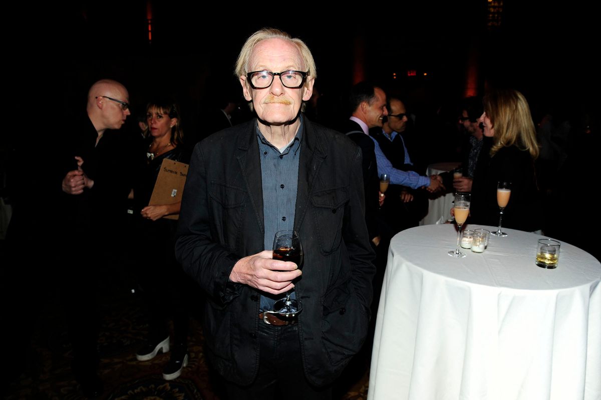 Peter Schjeldahl at a 2015 gala organised by the Kitchen. Photo by Paul Bruinooge/PMC, © Patrick McMullan