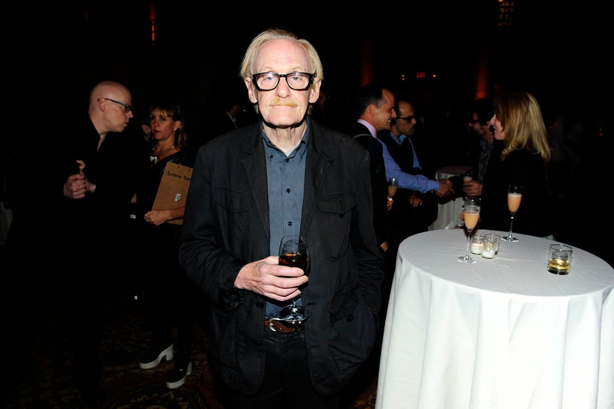 Peter Schjeldahl at a 2015 gala organised by the Kitchen. Photo by Paul Bruinooge/PMC, © Patrick McMullan