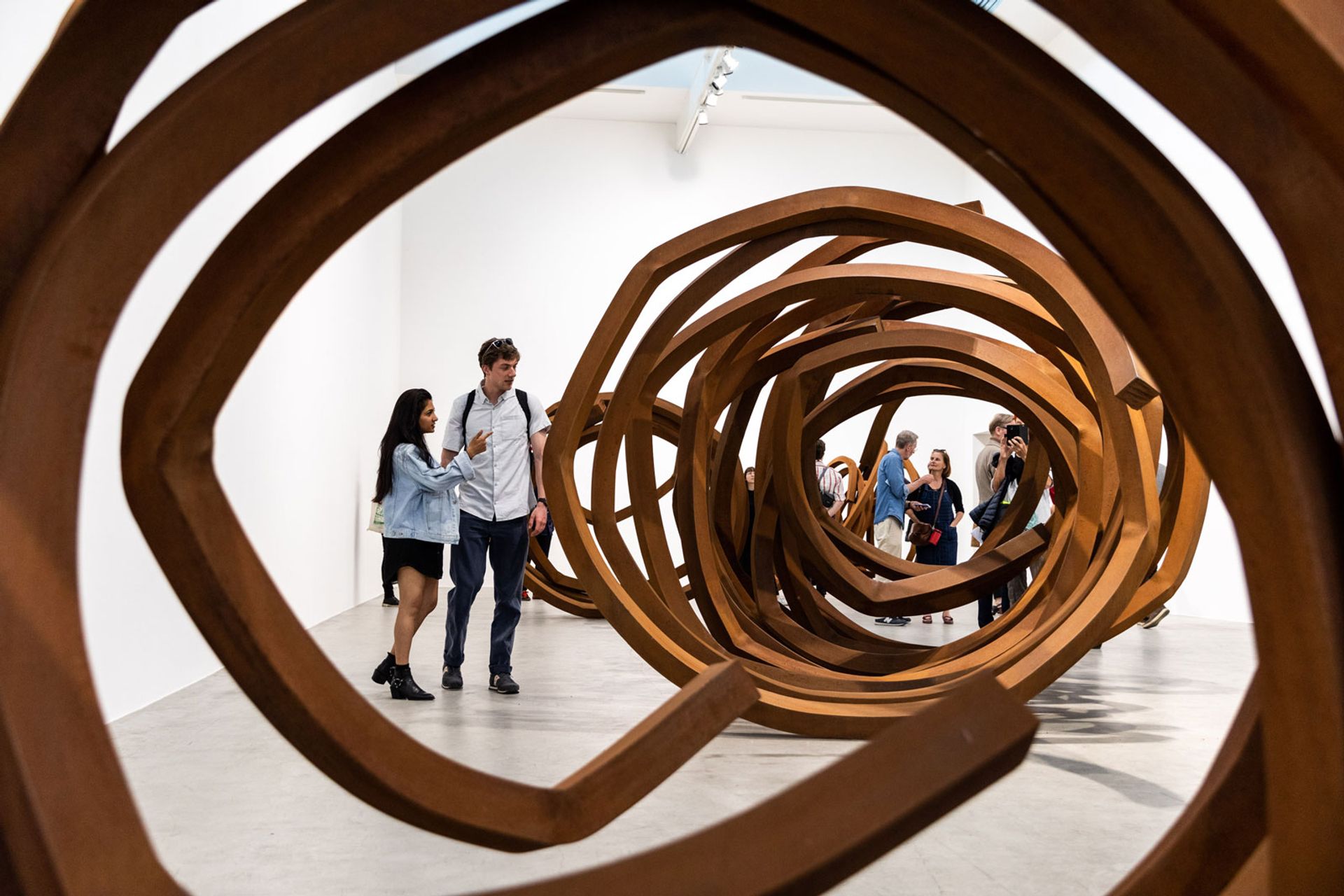 Berlin Gallery Weekend has been accused of featuring too many white male artists, such as Bernar Venet at Blain | Southern © Clemens Porikys