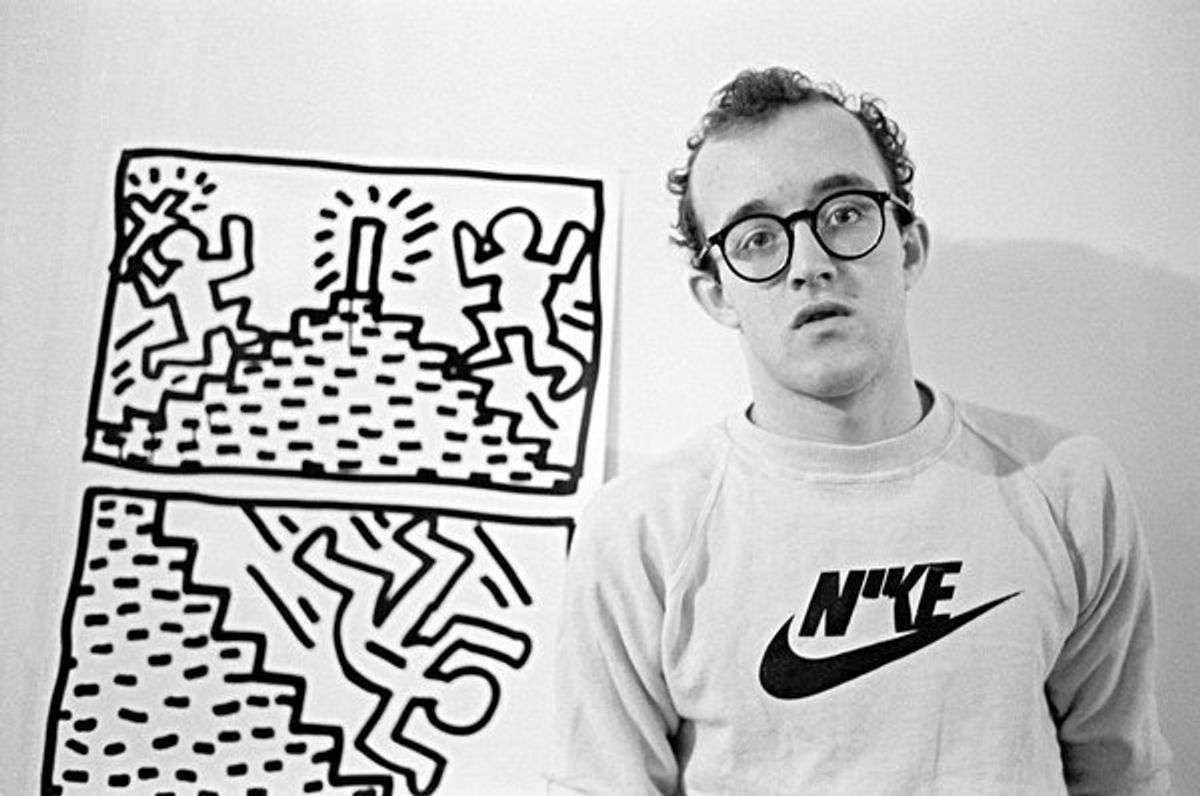 Joseph Szkodzinski Keith Haring Drawing Series January 1982 © Joseph Szkodzinski 2018 www.thefoundimage.com