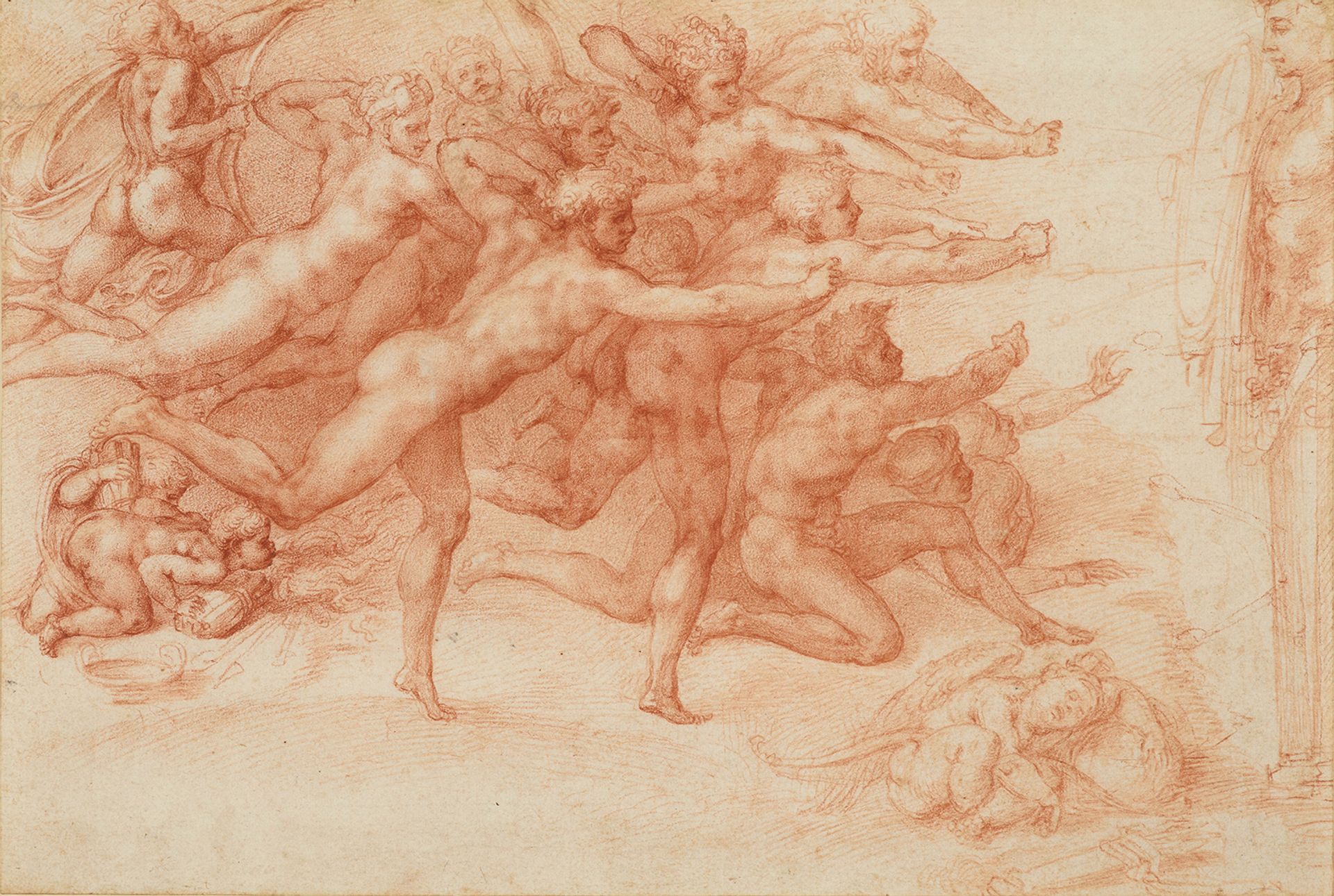 Michelangelo Buonarroti, Archers Shooting at a Herm (1530–33) ROYAL COLLECTION TRUST / © HER MAJESTY QUEEN ELIZABETH II 2017, www.royalcollection.org.uk