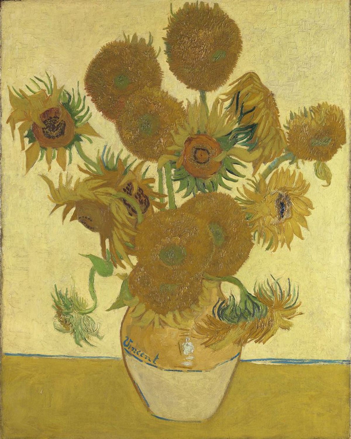 Van Gogh's Sunflowers (1888) in the National Gallery is going to Japan © The National Gallery, London/ Bought, Courtauld Fund, 1924