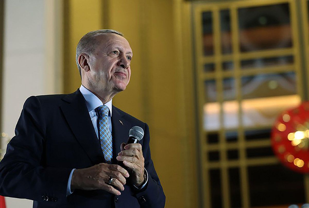 President Recep Tayyip Erdoğan was re-elected on on Sunday 28 May Image: UPI/Alamy Live New