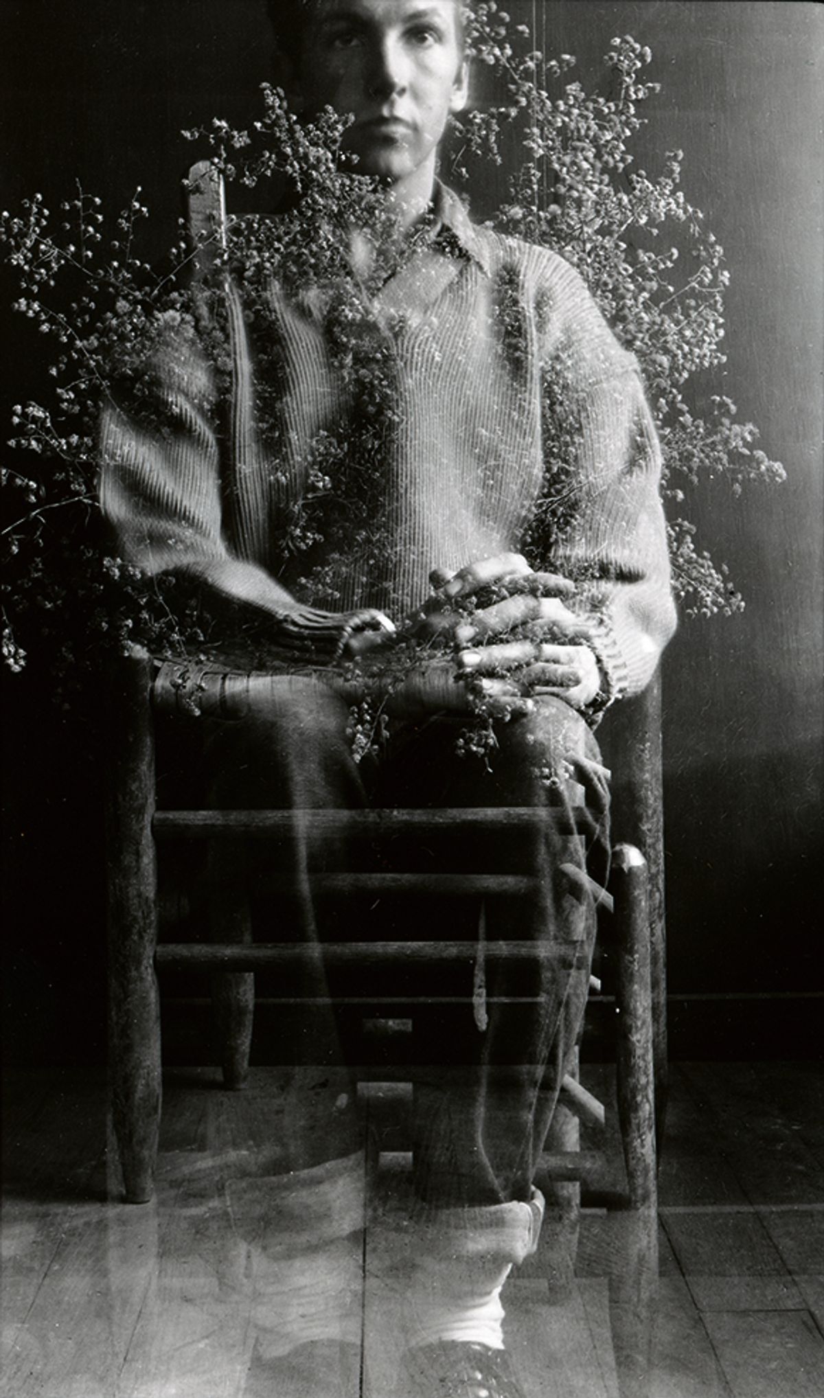 Robert Rauschenberg’s Postcard Self-Portrait, Black Mountain (I) (1952)
Courtesy the Robert Rauschenberg Foundation