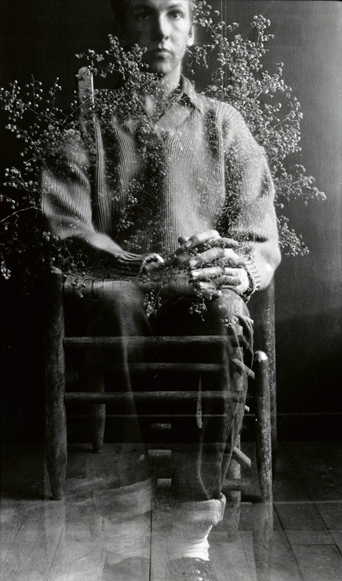 Robert Rauschenberg’s Postcard Self-Portrait, Black Mountain (I) (1952)
Courtesy the Robert Rauschenberg Foundation