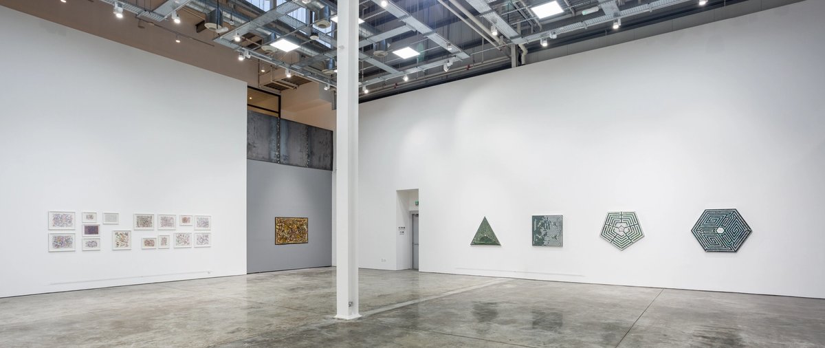 Installation view of Monir Shahroudy Farmanfarmaian, Infinite Geometry, shown at the Third Line in 2016
Courtesy of The Third Line