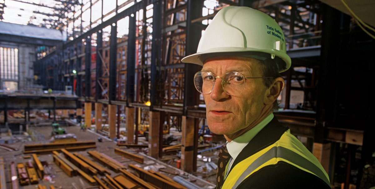 Nicholas Serota on a visit to the disused Bankside power station that eventually became Tate Modern Richard Baker/Alamy
