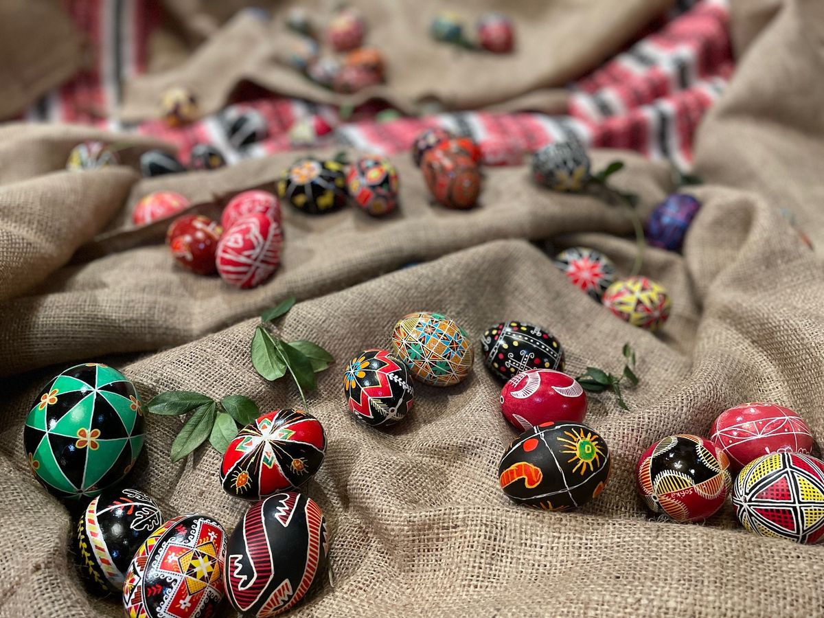A partial view of The Pysanka: A Symbol of Hope at the Ukrainian Institute of America Photo courtesy Sofika Zielyk
