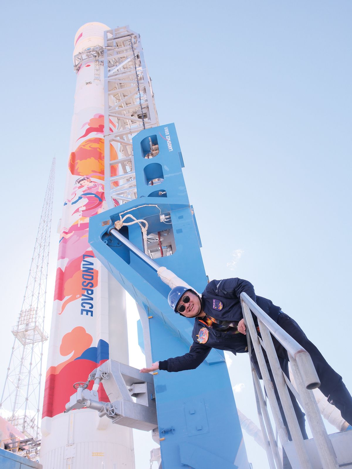 Art, the final frontier: Jacky Tsai transformed a ZQ-2E Y2 rocket, which was launched into space from a Chinese satellite base
Photo © Jacky Tsai 2025