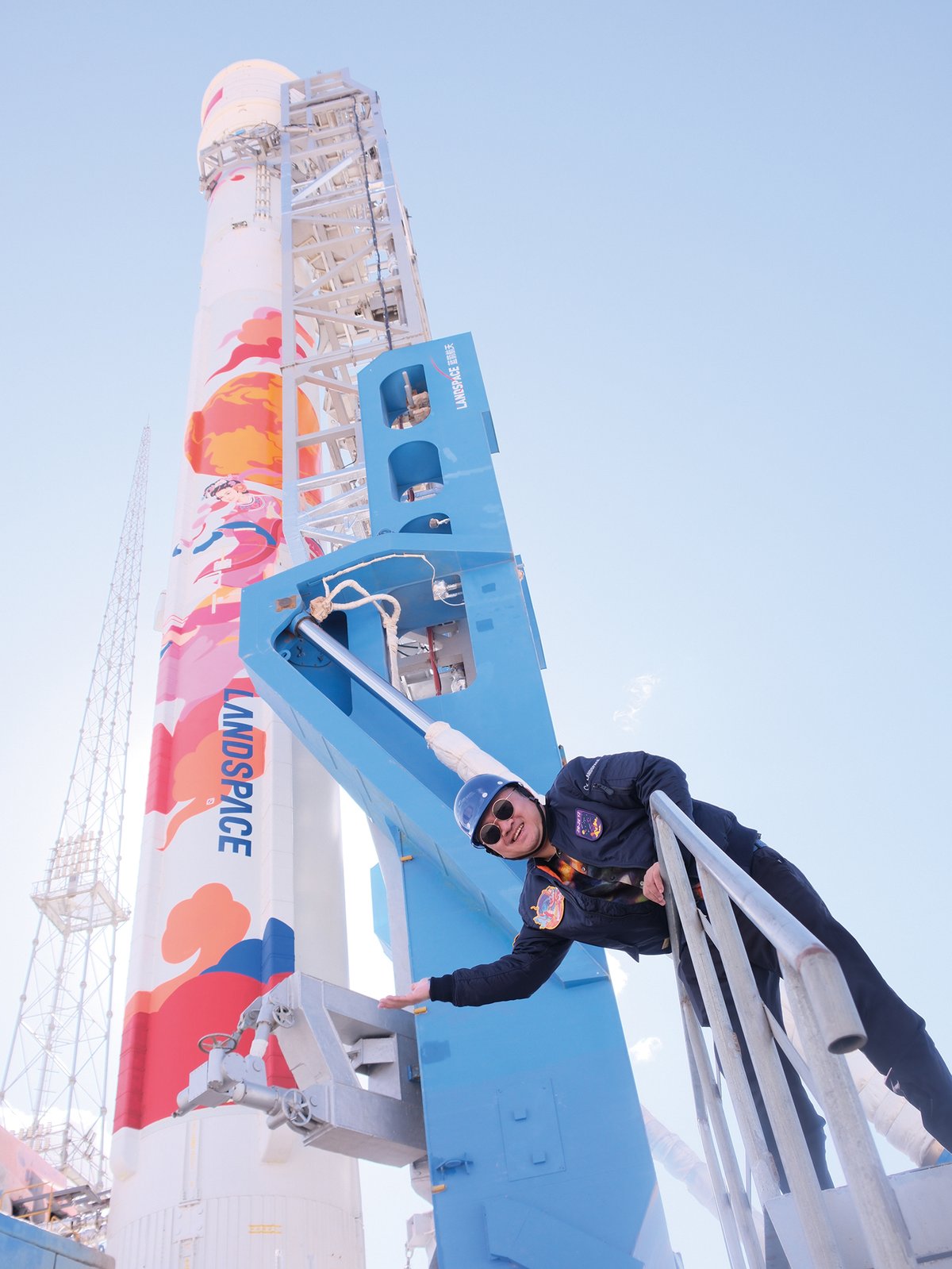 Art, the final frontier: Jacky Tsai transformed a ZQ-2E Y2 rocket, which was launched into space from a Chinese satellite base
Photo © Jacky Tsai 2025