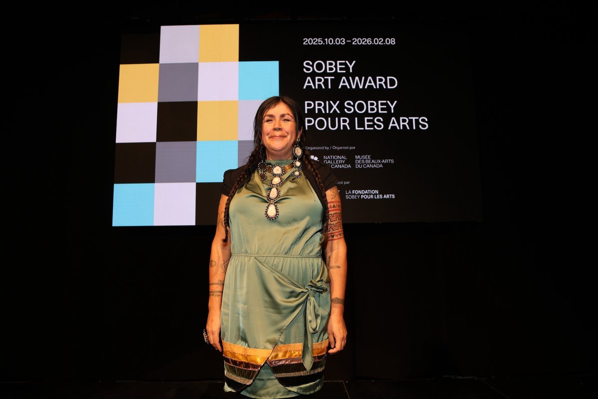 Tania Willard, winner of the 2025 Sobey Art Award Photo: Dave Chan, National Gallery of Canada