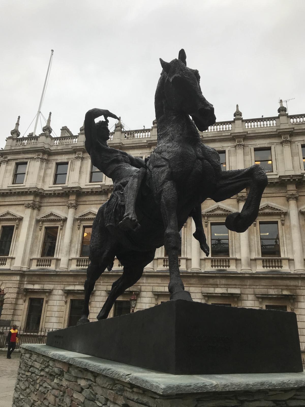 George Frederic Watts, Physical Energy. New cast after model created (around 1883-1902) courtesy Gareth Harris