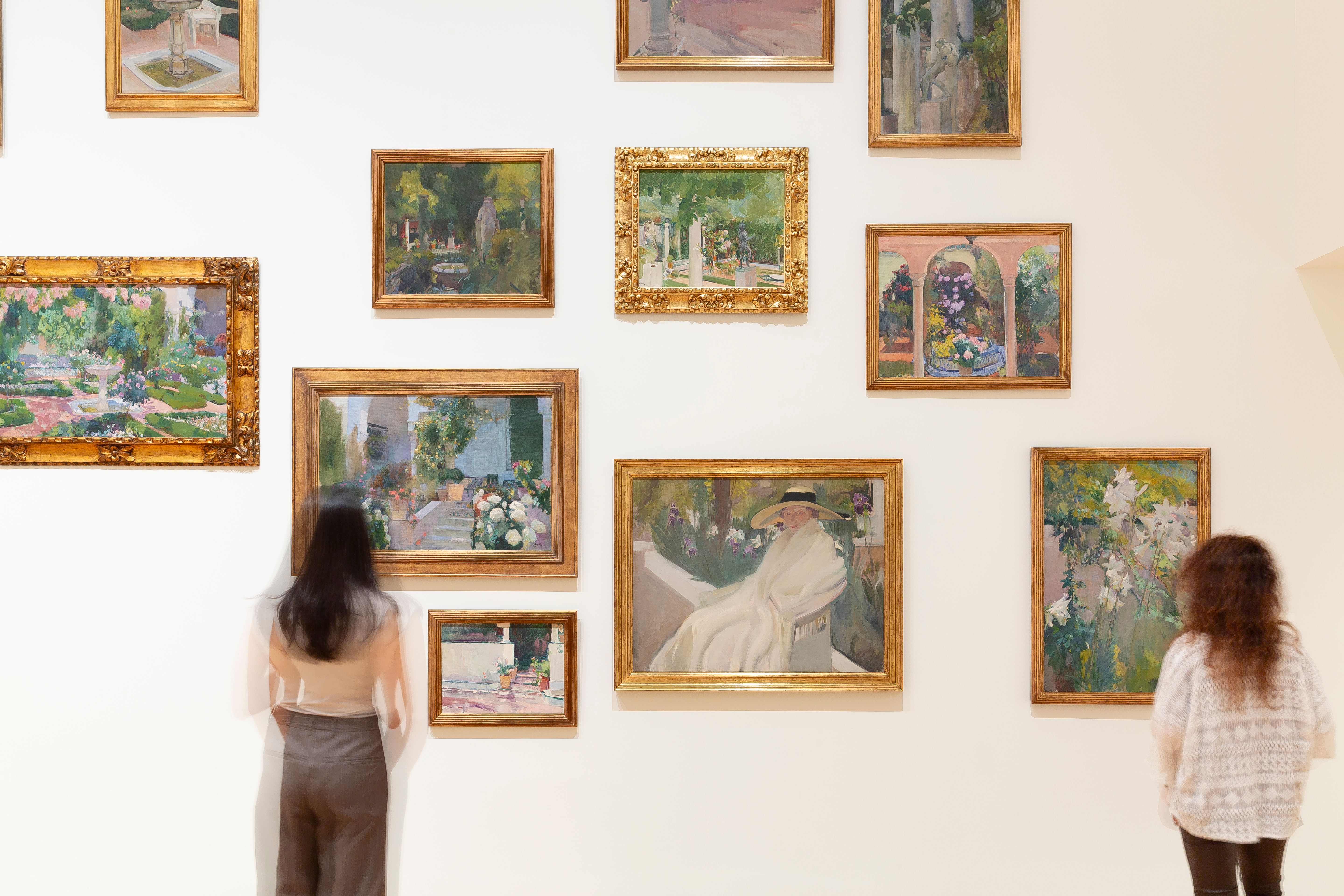 Installation view of Behind the Artist’s House: The Architecture of the Sorolla Museum, 1905–2026 inside the Sorolla Museum's new extension Photo: Irene Juanes, courtesy of Museo Sorolla