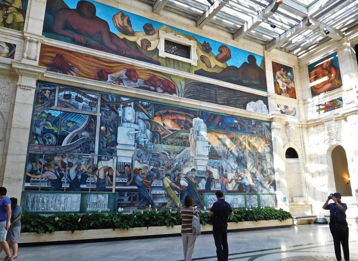Diego Rivera's Detroit Industry Murals (1932-33) at the Detroit Institute of Arts. Christie's was asked to value the museum's collection by the city's emergency manager Photo: © Deb Nystrom