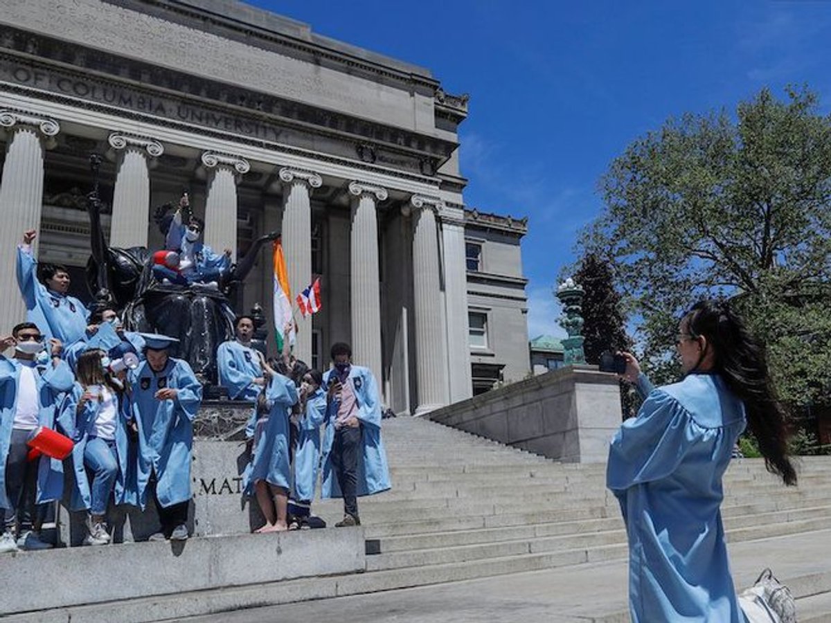 With one of the top art programmes in the US, Columbia University has more than 11,000 international students enrolled. FRANK FRANKLIN II/AP/SHUTTERSTOCK