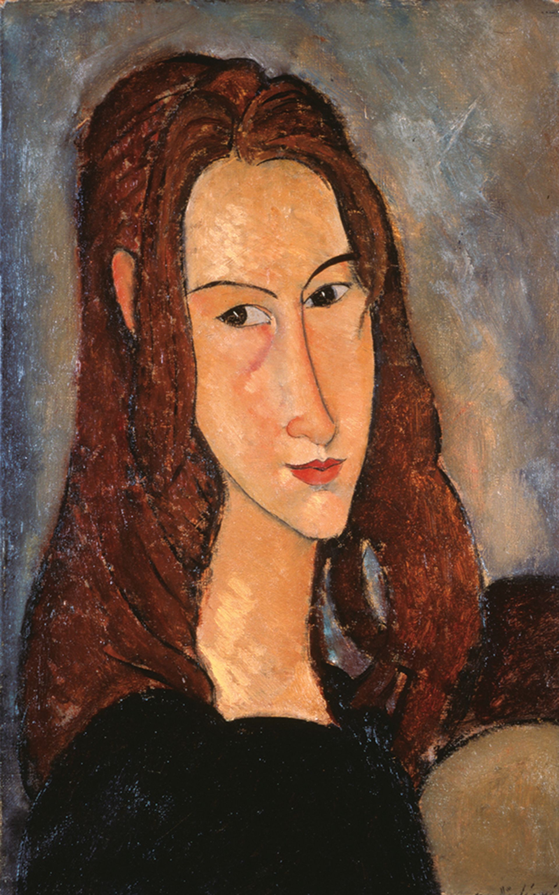 Amedeo Modigliani’s Red-Haired Girl (Jeanne Hébuterne), 1918 © Private collection