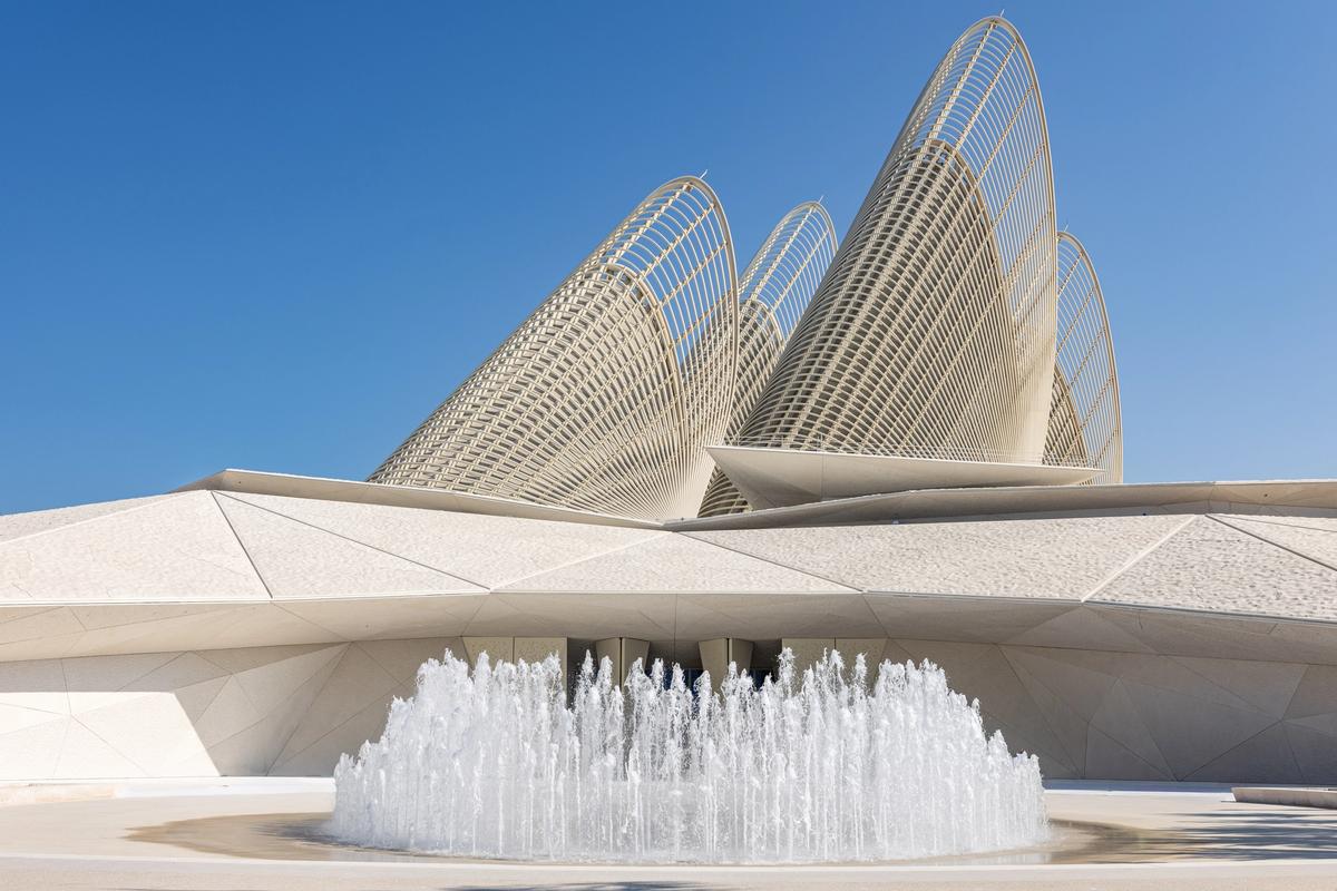 Zayed National Museum building is topped with a series of striking curved grilles Courtesy of Zayed National Museum