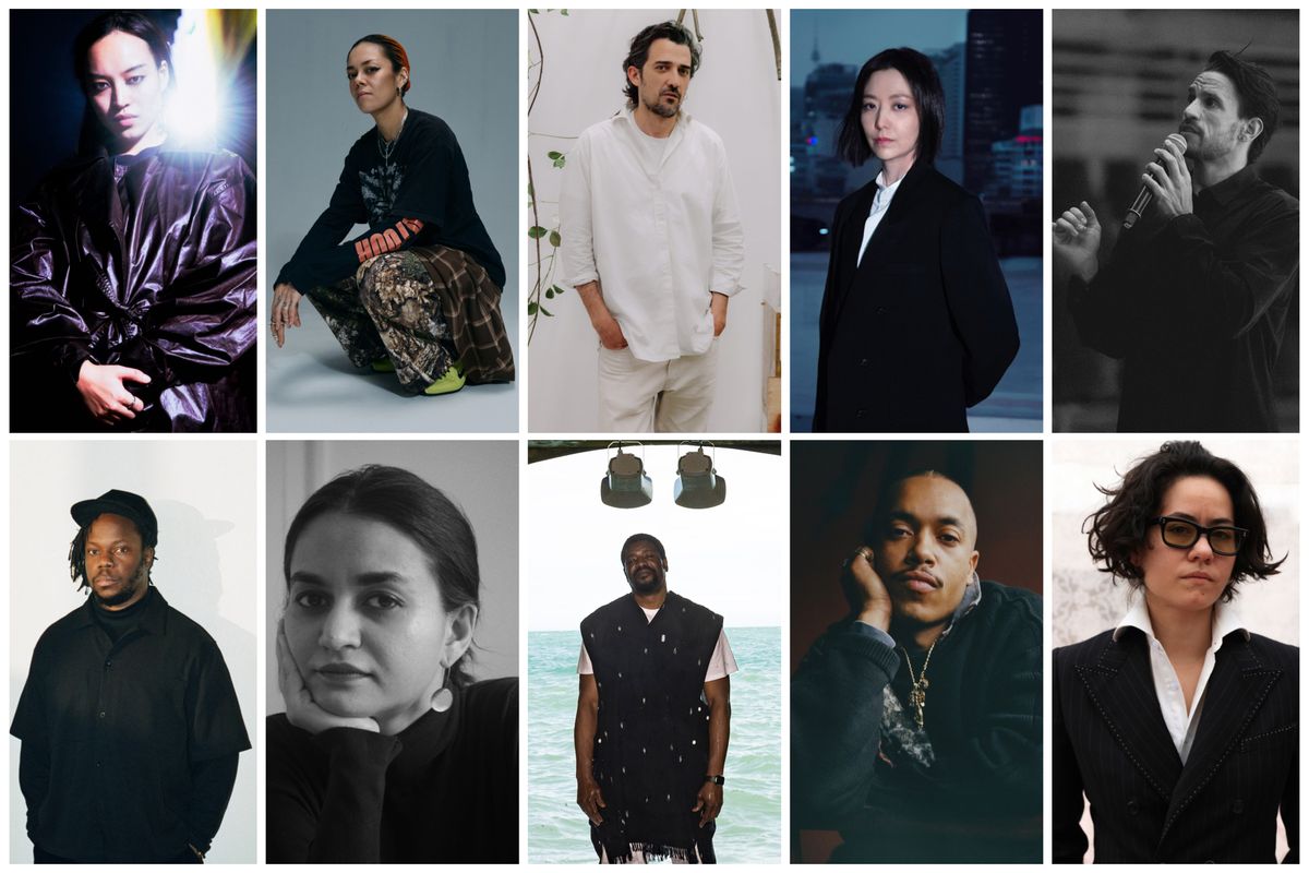 From top left, clockwise: Pan Daijing, Andrea Peña, Álvaro Urbano, Ayoung Kim, Marco da Silva Ferreira, Bárbara Sánchez-Kane, Pol Taburet, Emeka Ogboh, Payal Kapadia, Ambrose Akinmusire Courtesy of the Chanel Culture Fund