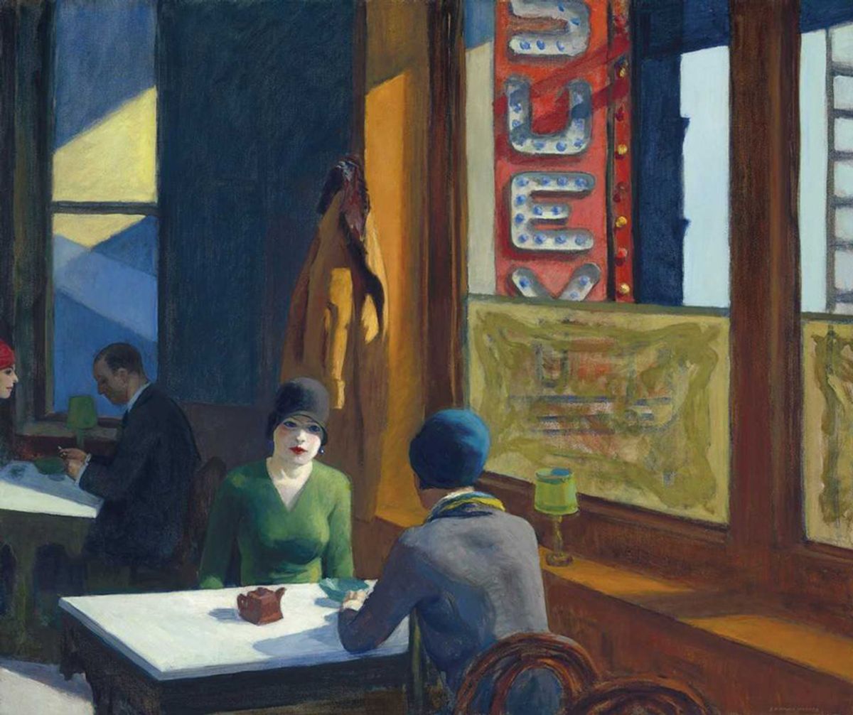 Edward Hopper's Chop Suey (1929) is the headliner of Christie's Barney A. Ebsworth Collection sale Christie's Images Ltd.