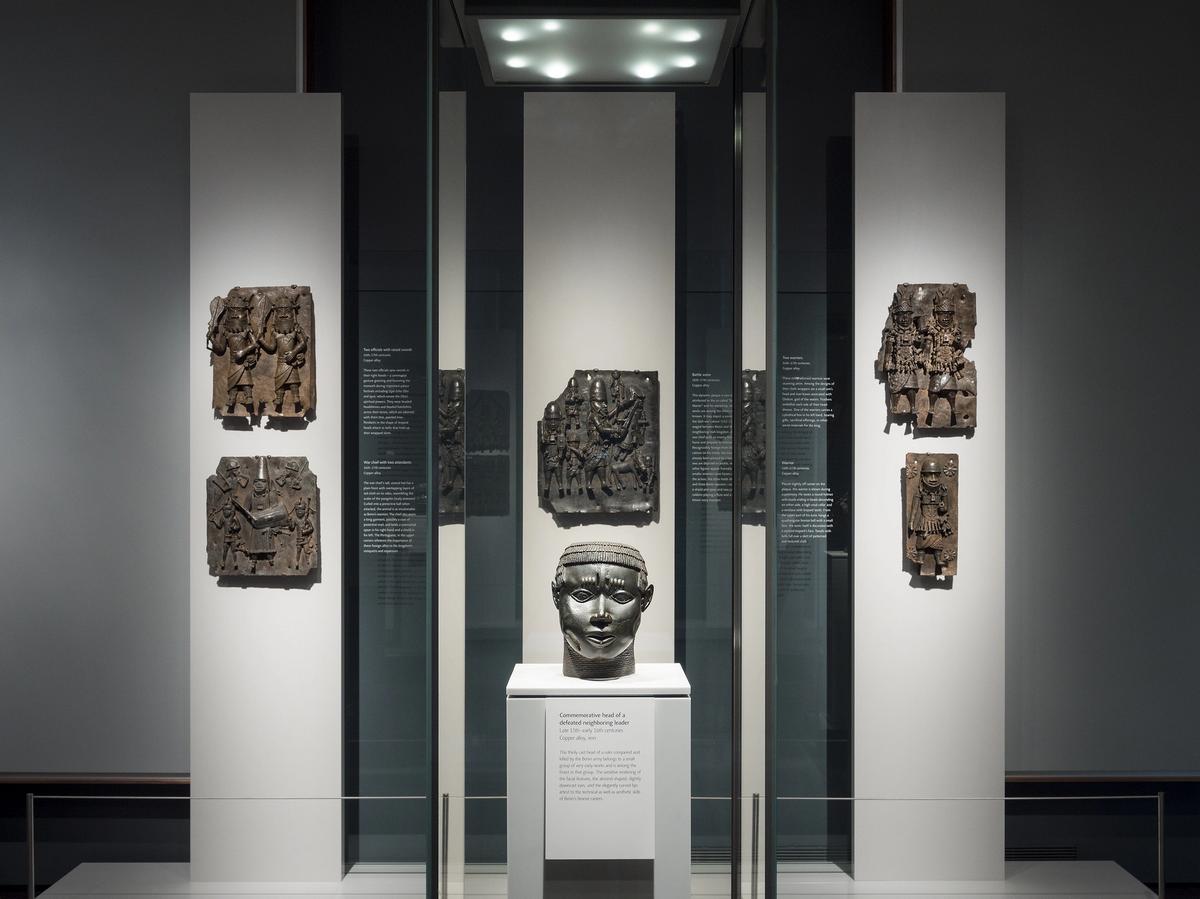 Benin Bronzes from the Lehman collection on view at the Museum of Fine Arts, Boston Courtesy Museum of Fine Arts, Boston