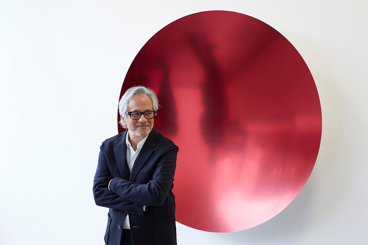 Anish Kapoor will reveal his works using the "blackest" pigment to the public for the first time Photo: Jack Hems; courtesy of Lisson Gallery