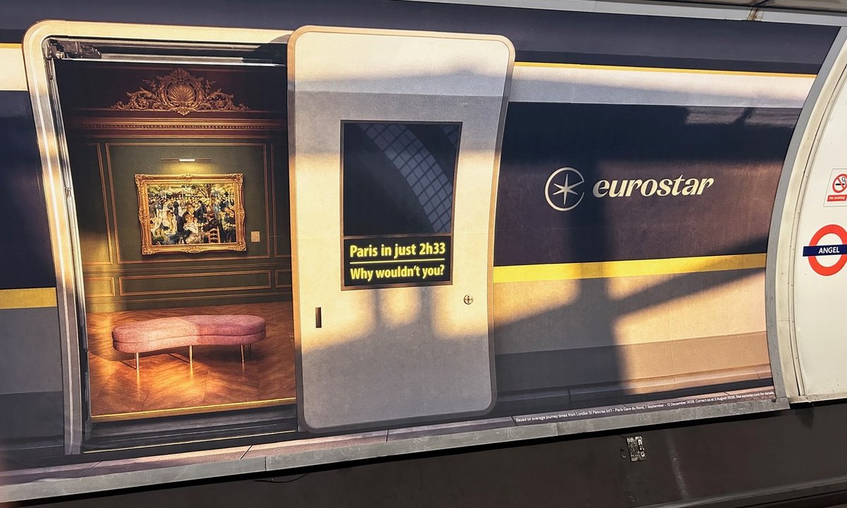 Image accompanying source report: Eurostar Sells Londoners a Paris Trip to See a Renoir That's Hanging in London