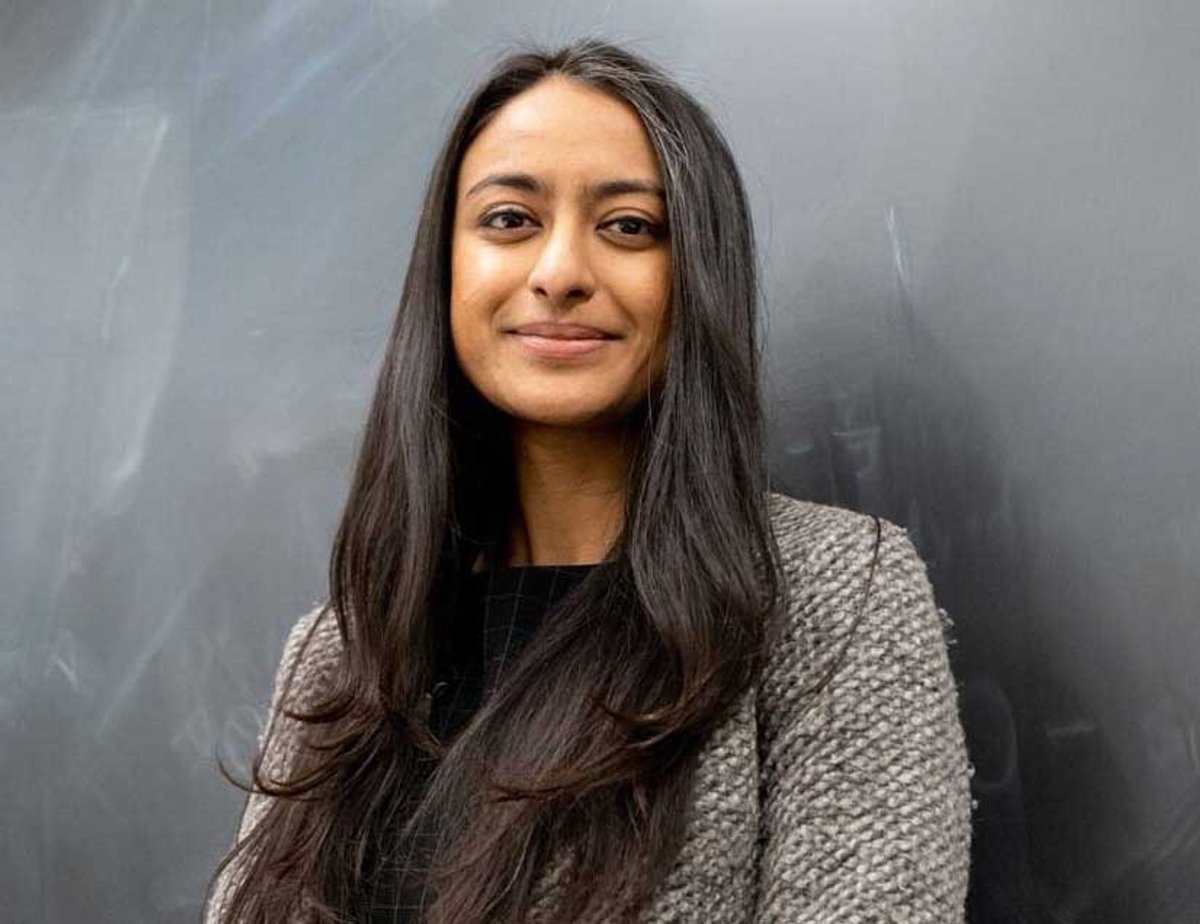 Apsara Iyer, currently completing her law degree, now heads a staff of 98 editors
Photo: Harvard University