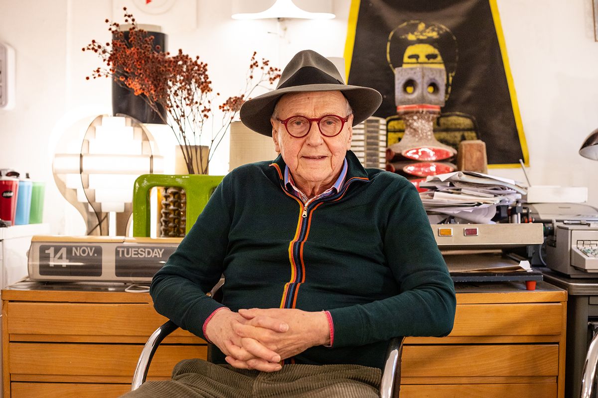 Portrait of Stephen Willats, 2023
© Stephen Willats; Courtesy the artist and Victoria Miro