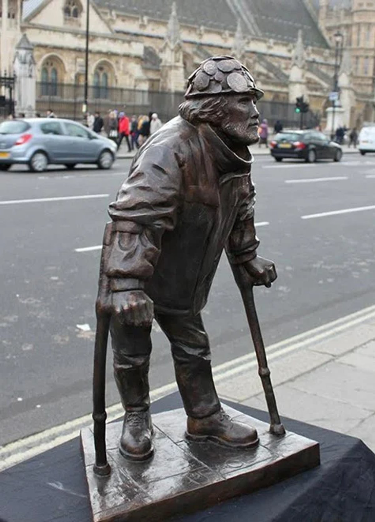 Funds are currently being raised to install the bronze sculpture at 52 Lambeth Road
Photo: Amanda Ward