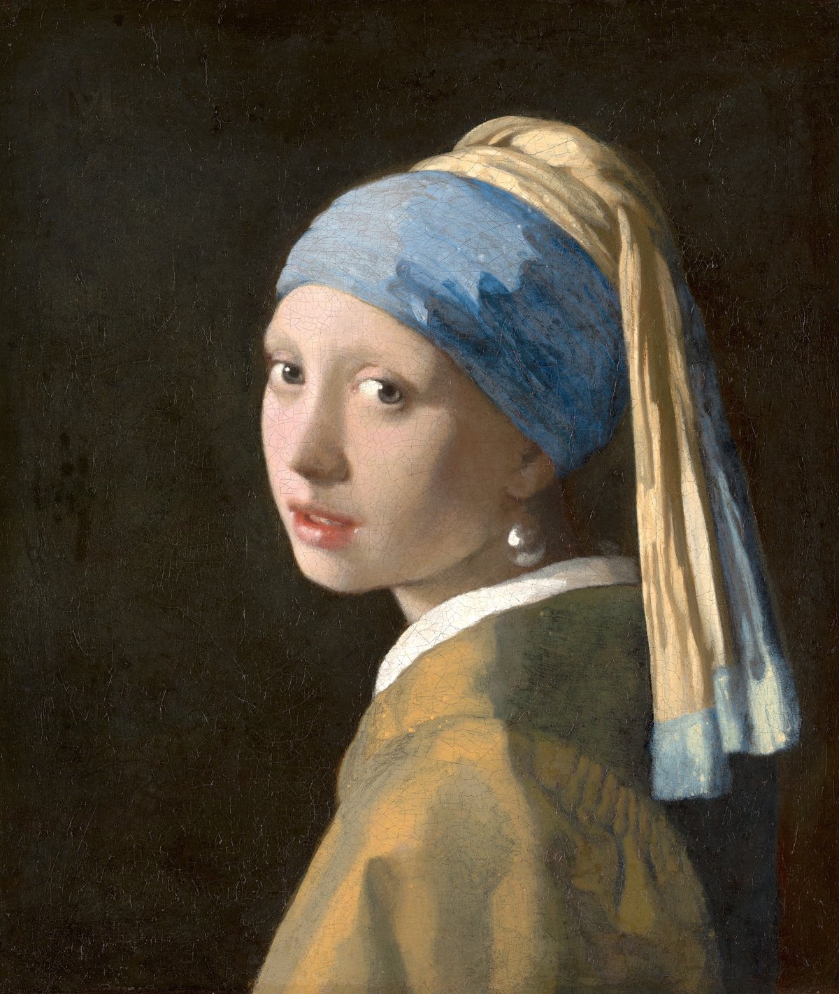 Johannes Vermeer's Girl with a Pearl Earring (around 1665) Courtesy of the Mauritshuis