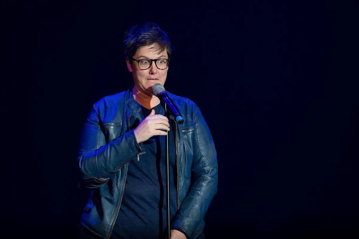 Hannah Gadsby performing stand-up in 2017

Ashley Scott / Alamy Stock Photo