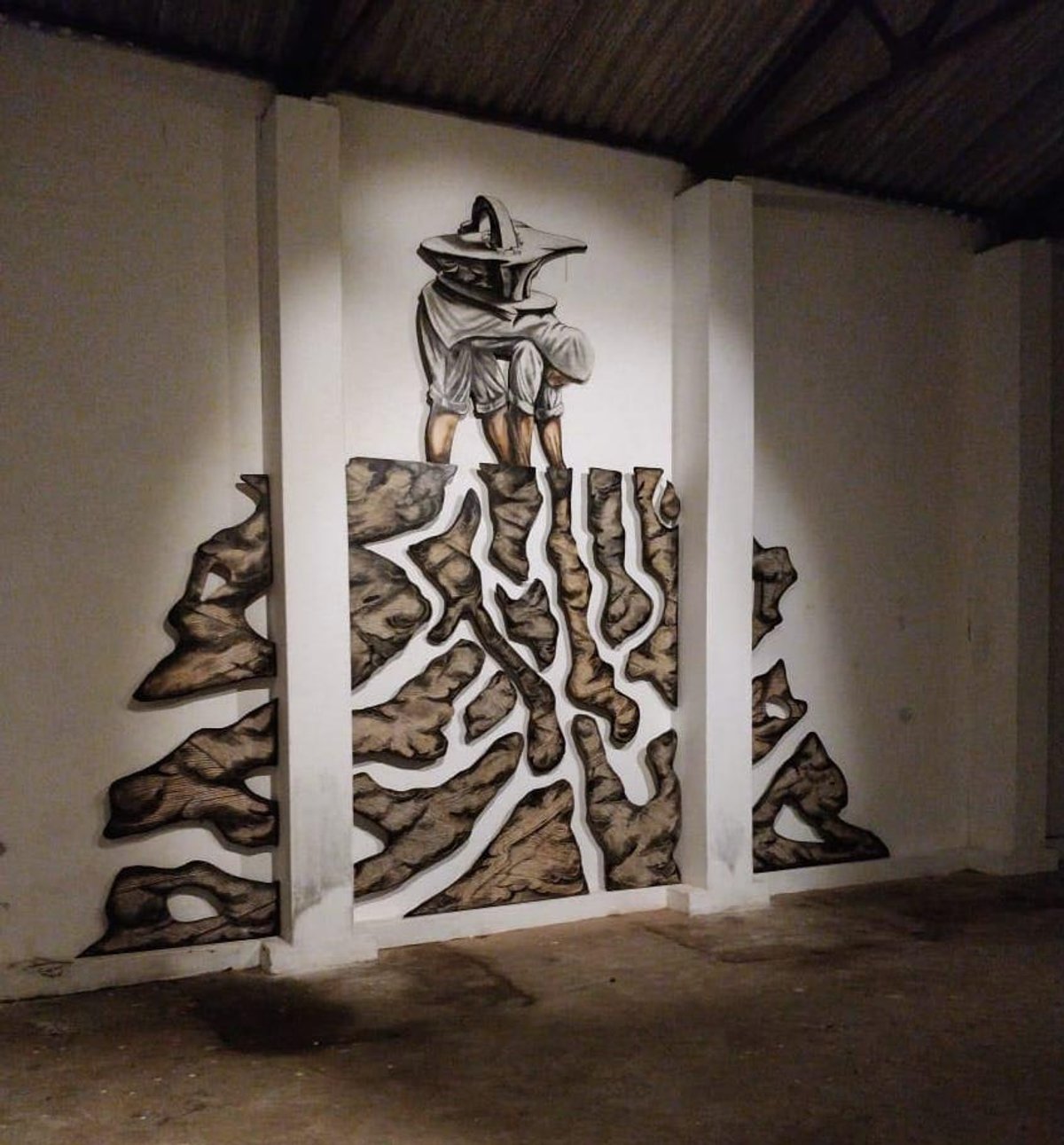 Prabhakar Pachpute's Resilient Bodies in the Era of Resilience, shown here at the 2018 Kochi Biennale, will feature in Conversations on Tomorrow at Sadie Coles gallery