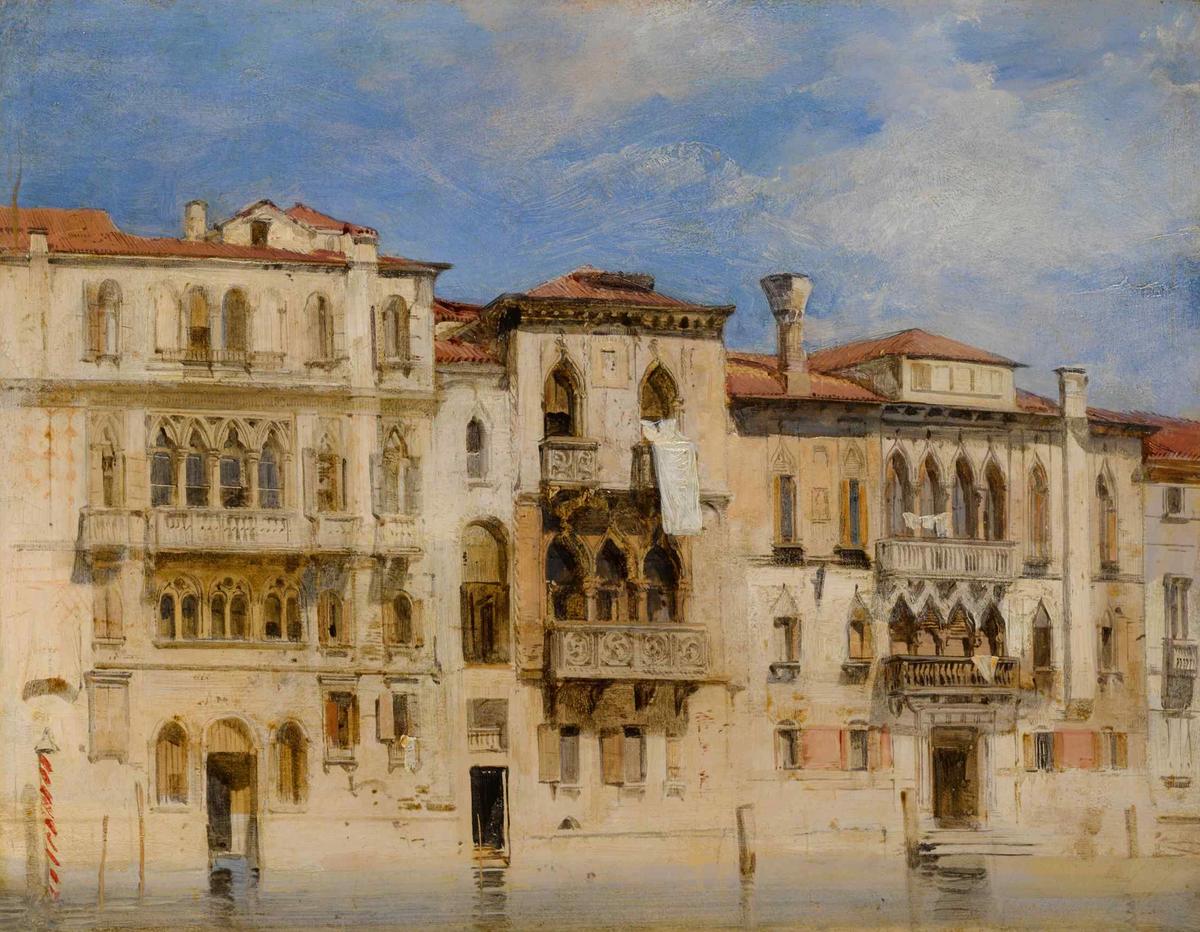 Boninton's The Palazzo Monolesso-Ferro, Palazzo Contarini-Fasan, and Palazzo Contarini Courtesy of Sotheby's