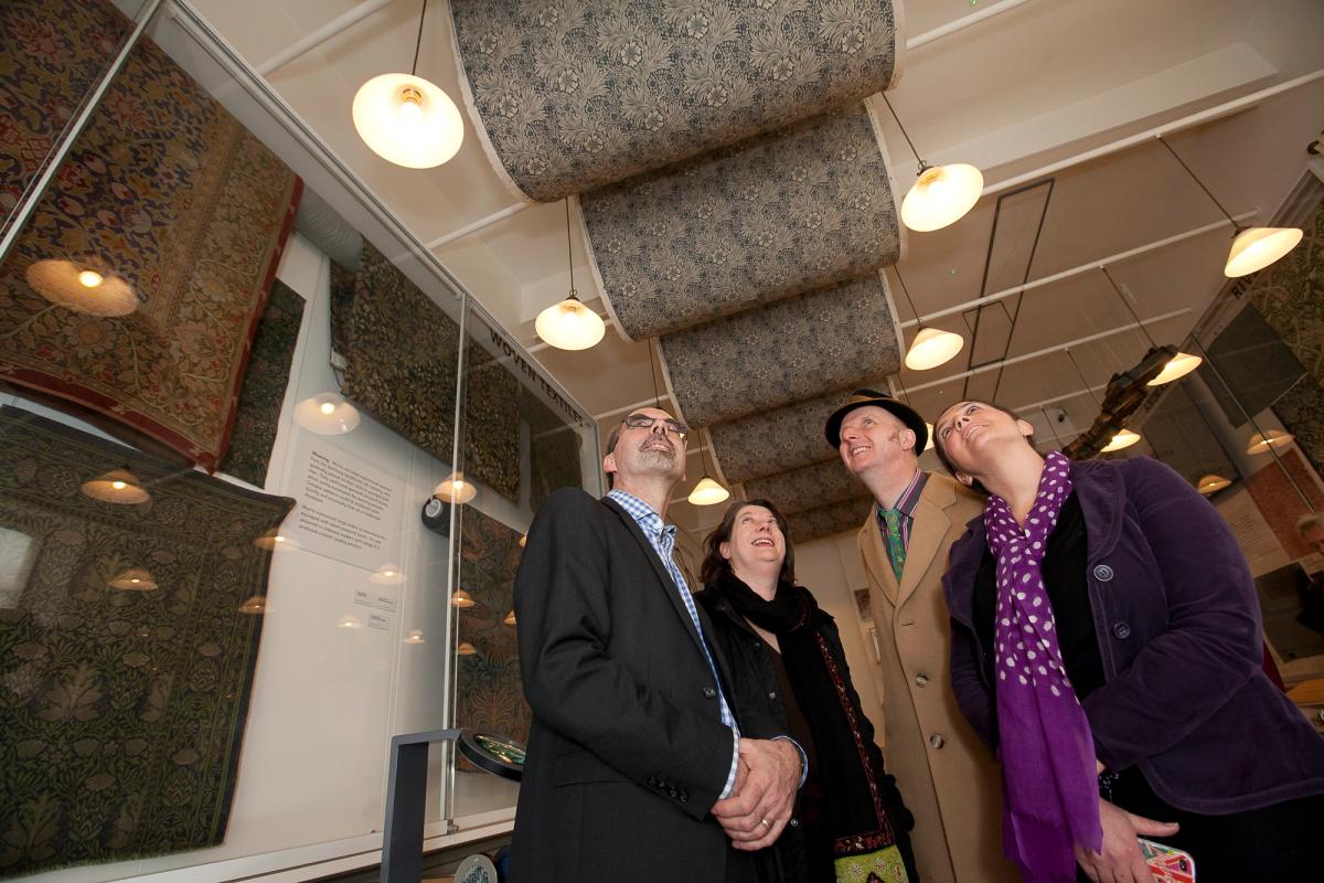 The 2013 Art Fund Museum of the Year judges visit William Morris Gallery in London, the winner of the inaugural prize © Art Fund