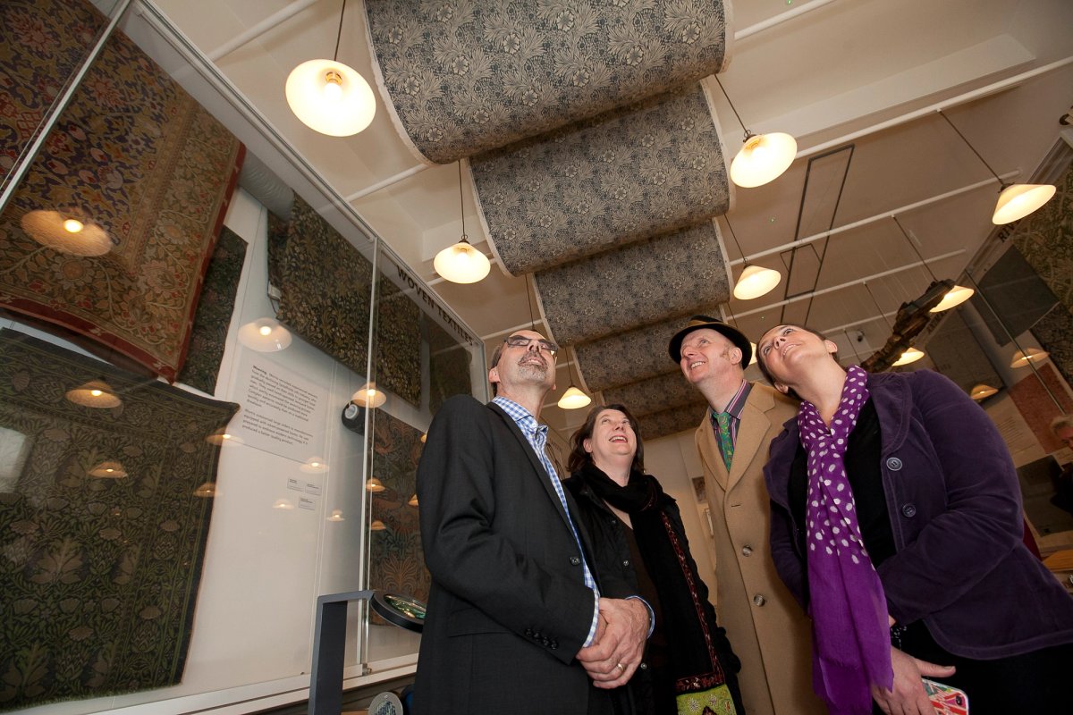 The 2013 Art Fund Museum of the Year judges visit William Morris Gallery in London, the winner of the inaugural prize © Art Fund