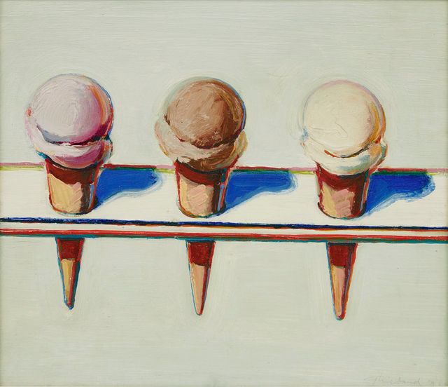 Wayne Thiebaud, painter of lush desserts and disorienting cityscapes ...