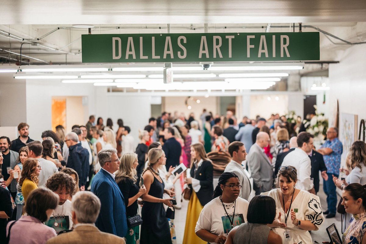 The VIP preview of the 2026 edition of the Dallas Art Fair. Photo by Chase Hall