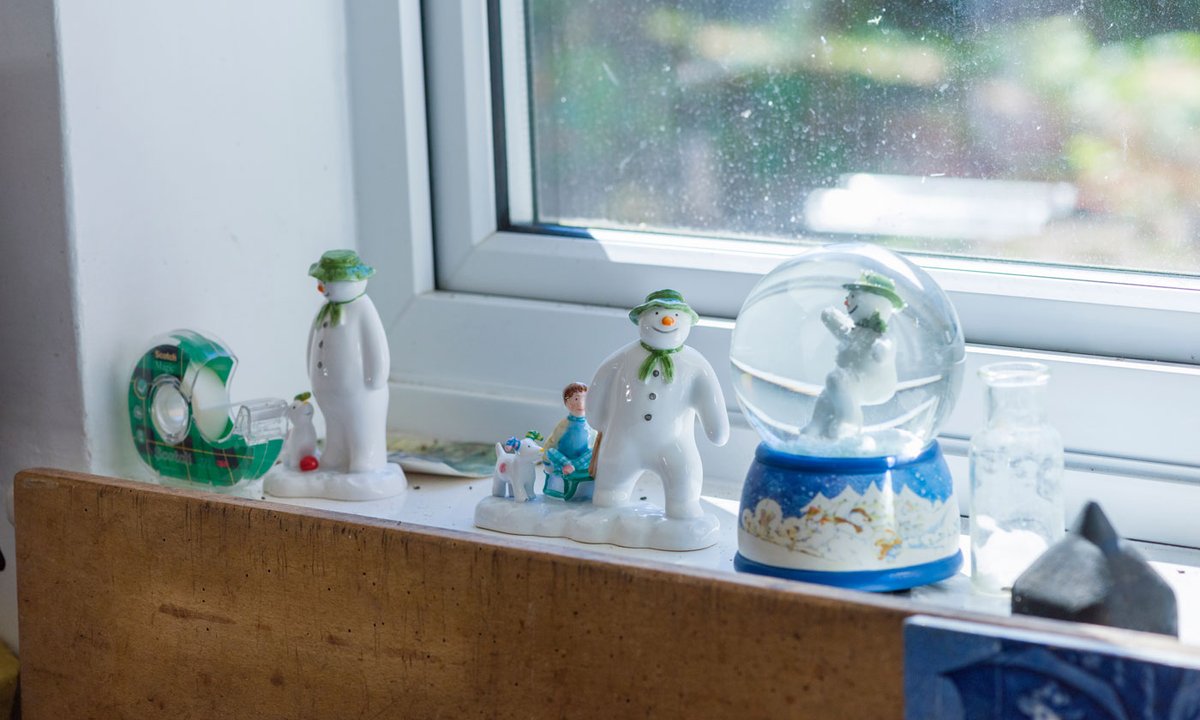 a farewell tour of the studio of Raymond Briggs, creator of ‘The Snowman’ a farewell tour of the studio of Raymond Briggs, creator of ‘The Snowman’