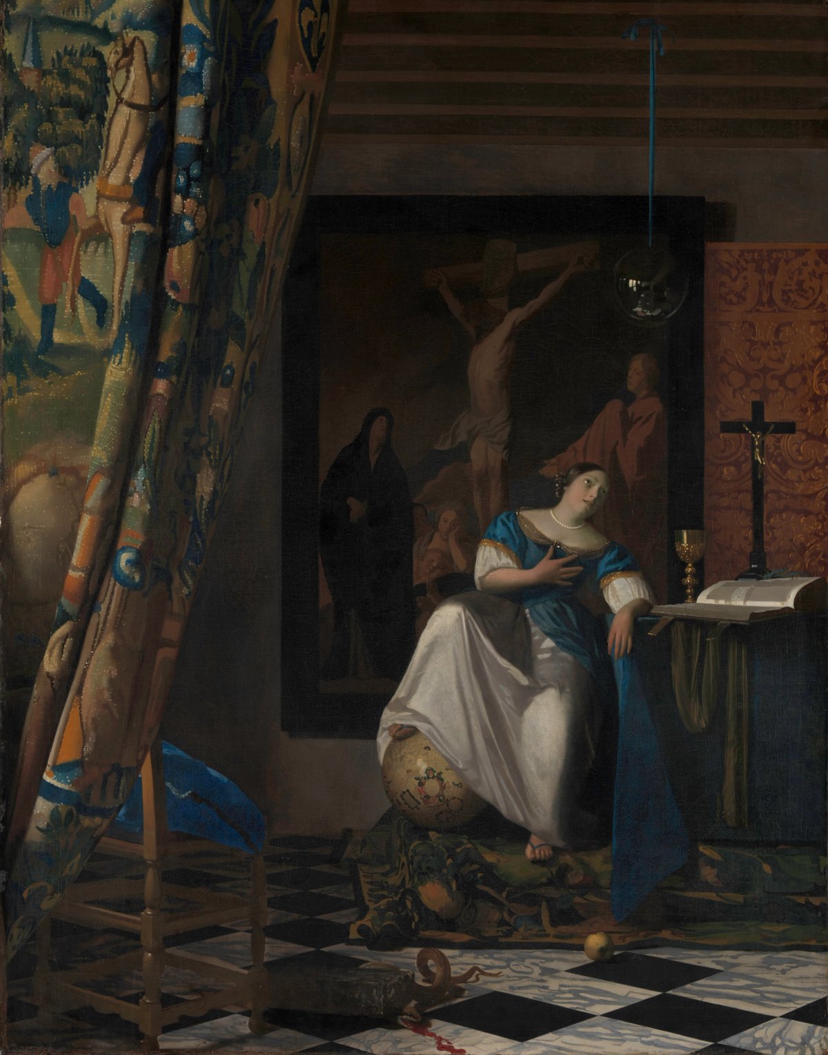 Vermeer's Allegory of the Catholic Faith (around 1670-74) Photo: © 2023; image: © Metropolitan Museum of Art, New York/Art Resource/Scala, Florence